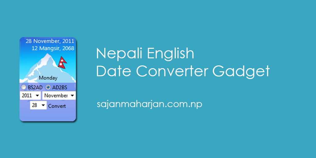 Nepali Date Converter Software Download For Windows 7 Professional Edition 64